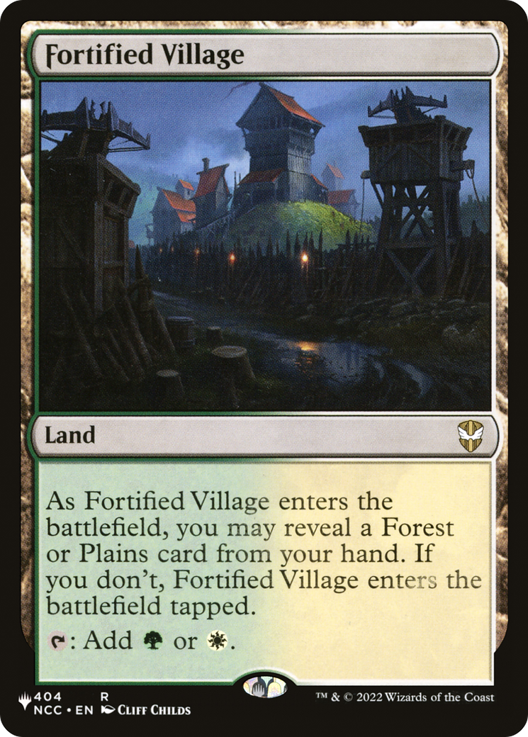 Fortified Village [The List] | Grognard Games