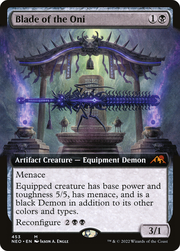 Blade of the Oni (Extended Art) [Kamigawa: Neon Dynasty] | Grognard Games