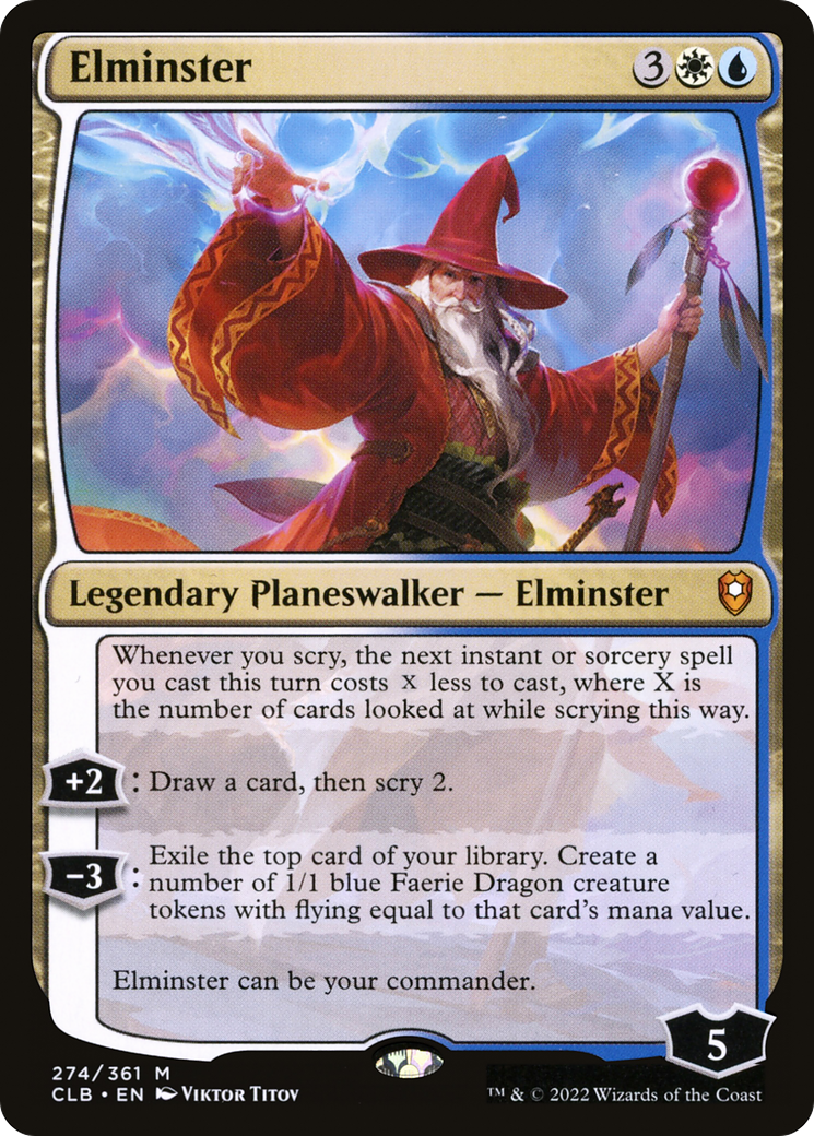 Elminster [Commander Legends: Battle for Baldur's Gate] | Grognard Games