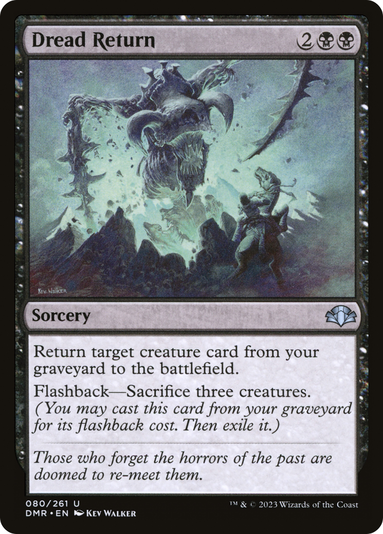 Dread Return [Dominaria Remastered] | Grognard Games