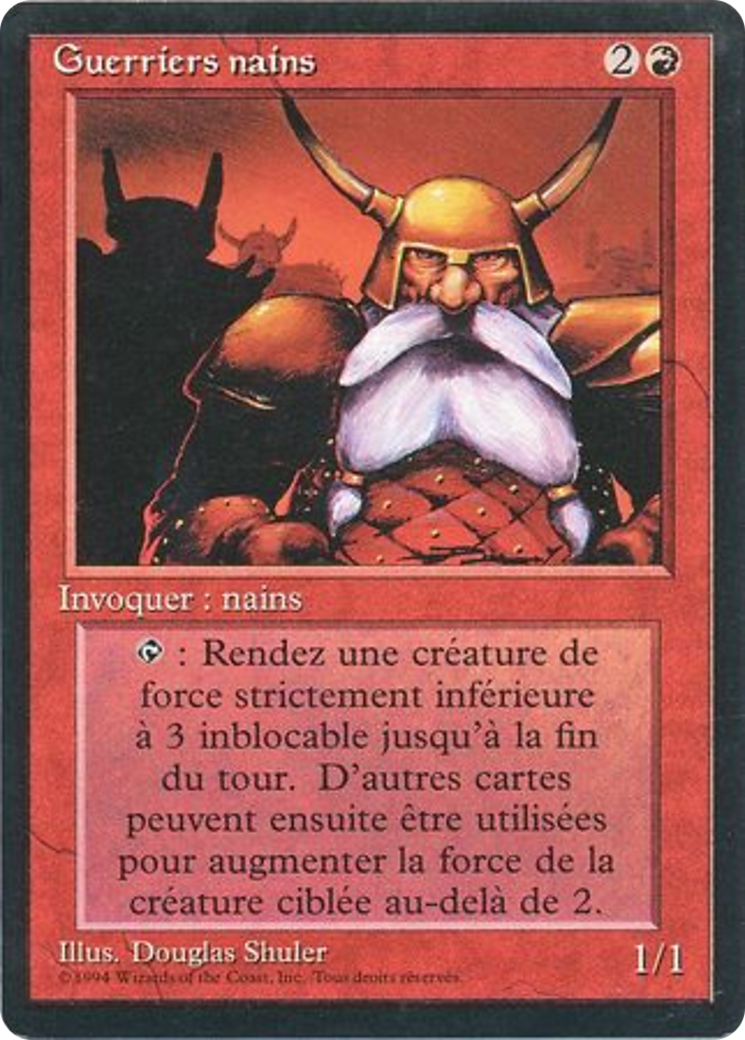Dwarven Warriors [Foreign Black Border] | Grognard Games