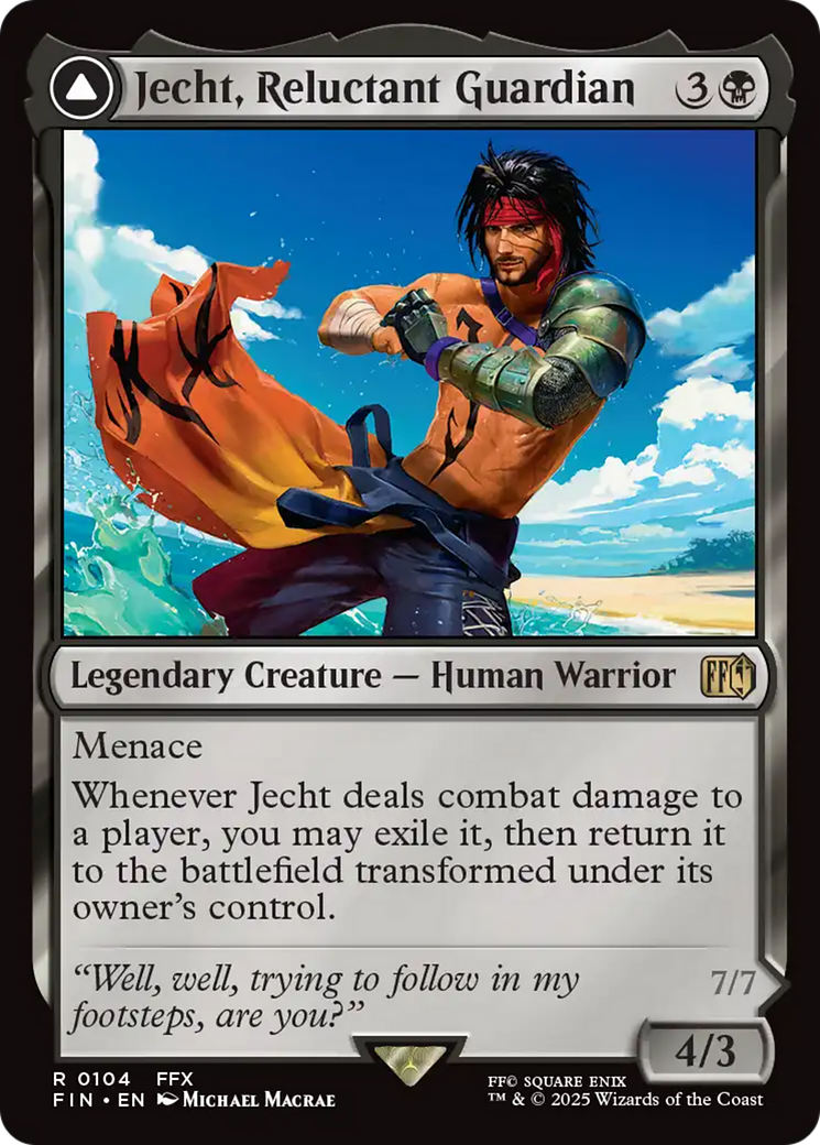 Jecht, Reluctant Guardian (FIN-104) - FINAL FANTASY Foil | Grognard Games