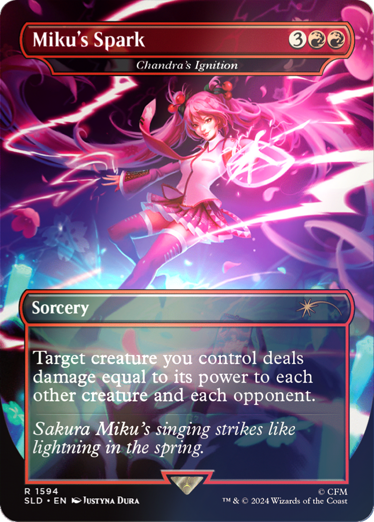 Miku's Spark - Chandra's Ignition (Rainbow Foil) [Secret Lair Drop Series] | Grognard Games