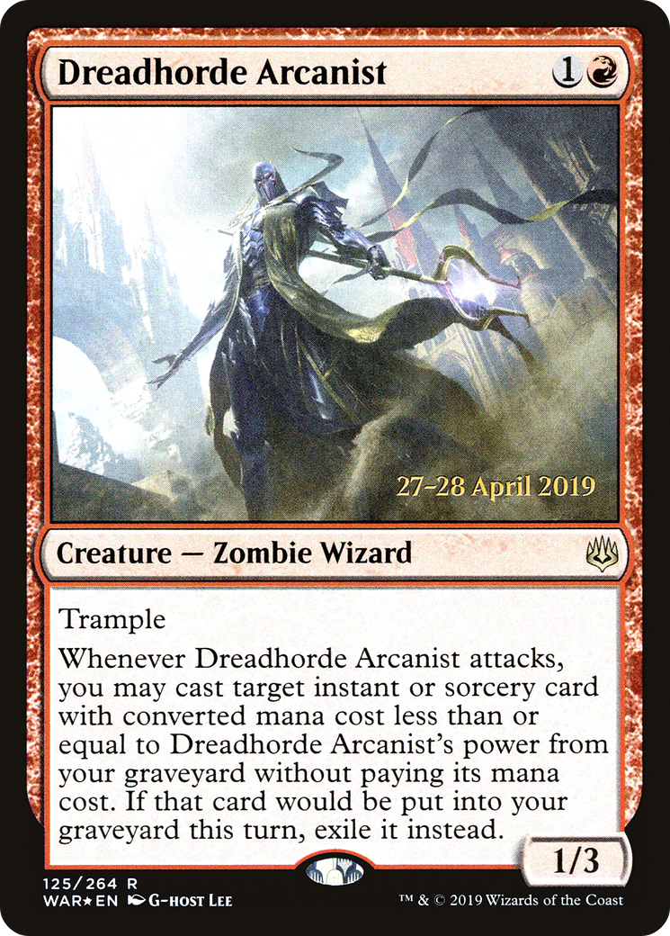 Dreadhorde Arcanist  [War of the Spark Prerelease Promos] | Grognard Games