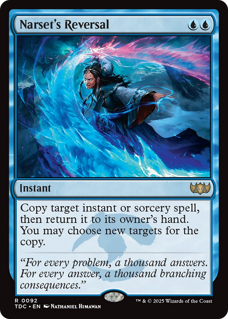 Narset's Reversal [Tarkir: Dragonstorm Commander] | Grognard Games