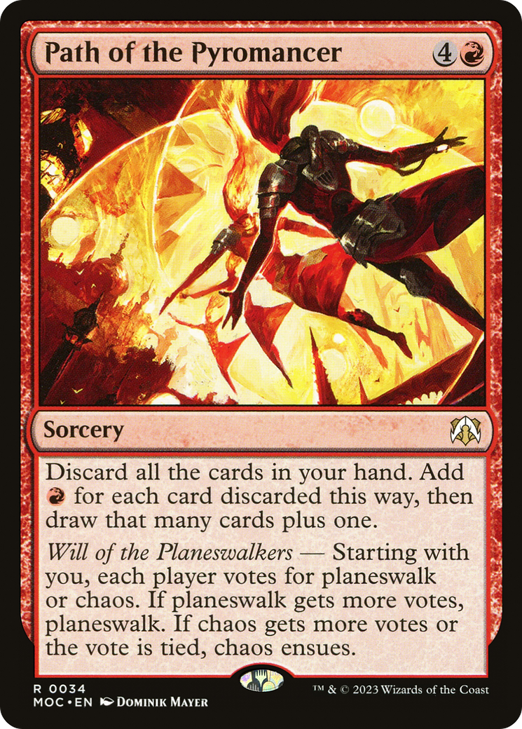 Path of the Pyromancer [March of the Machine Commander] | Grognard Games