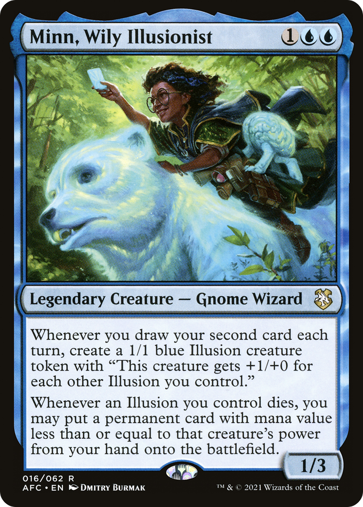 Minn, Wily Illusionist [Dungeons & Dragons: Adventures in the Forgotten Realms Commander] | Grognard Games