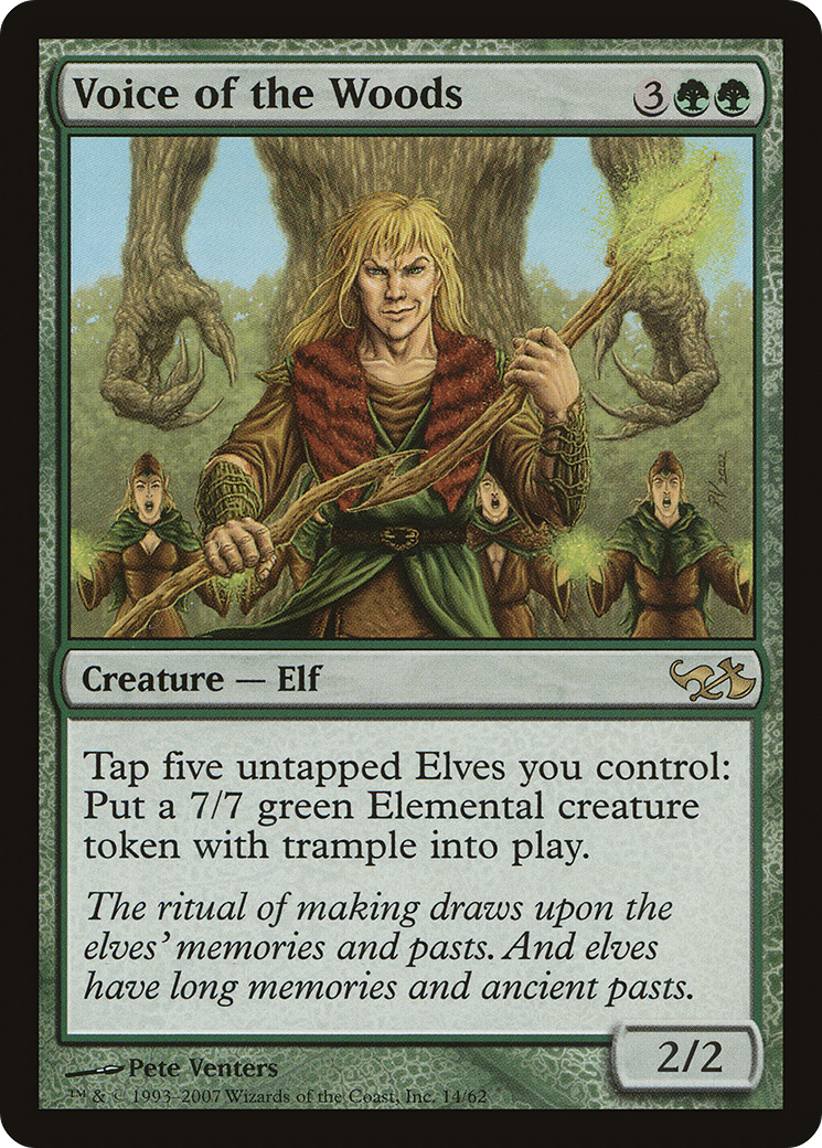 Voice of the Woods (EVG-014) - Duel Decks: Elves vs. Goblins Foil | Grognard Games