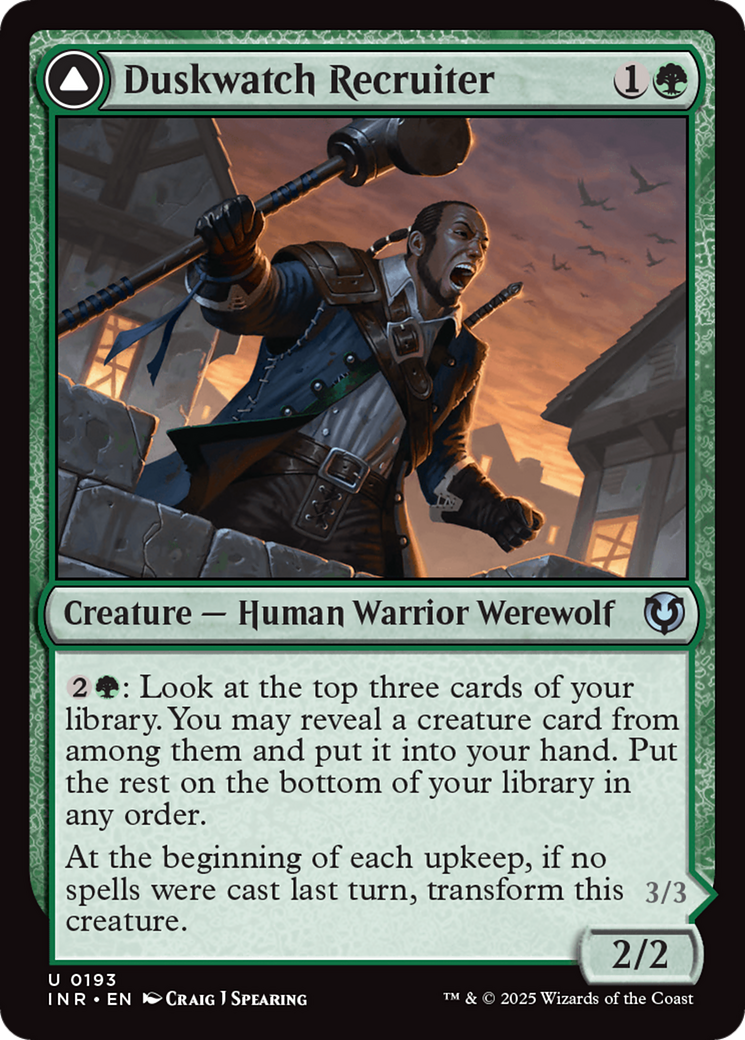 Duskwatch Recruiter // Krallenhorde Howler [Innistrad Remastered] | Grognard Games
