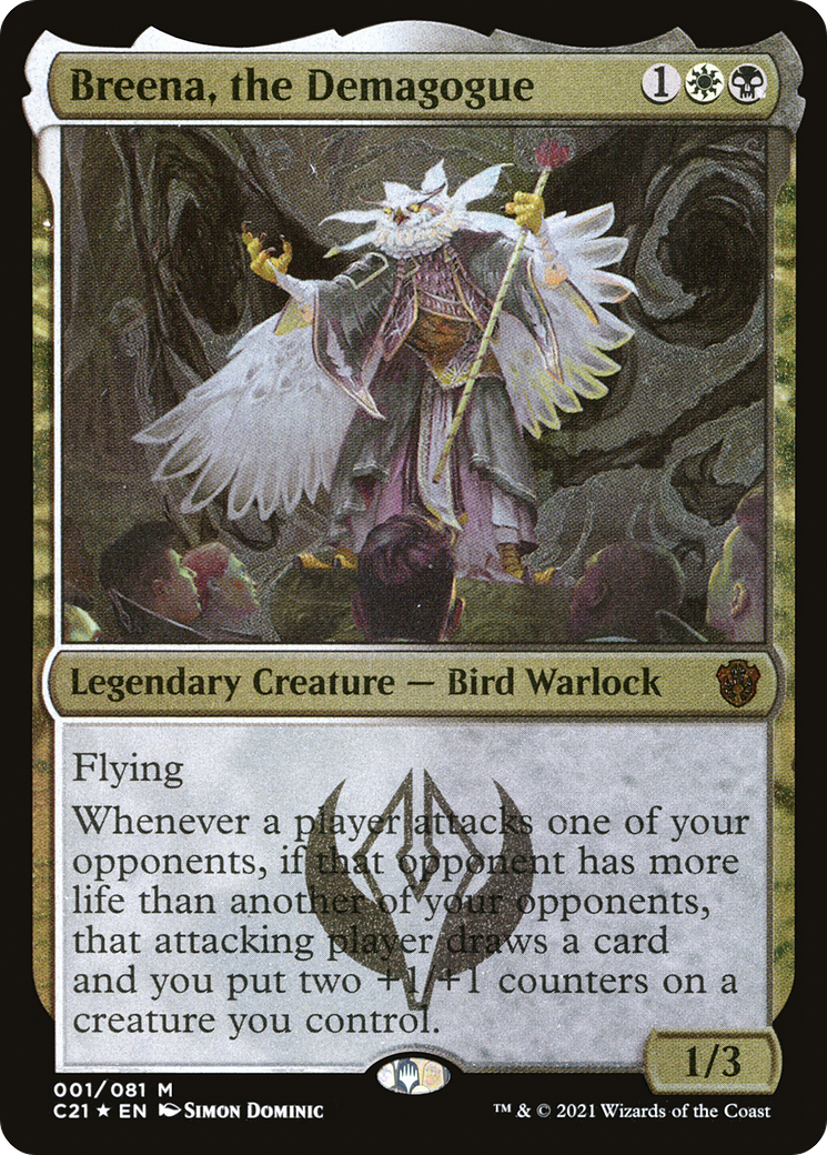 Breena, the Demagogue (Display Commander) [Commander 2021] | Grognard Games