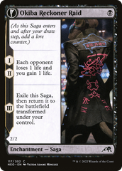 Okiba Reckoner Raid // Nezumi Road Captain [Kamigawa: Neon Dynasty] | Grognard Games