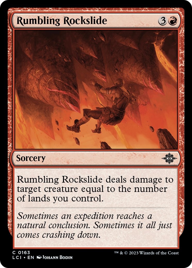 Rumbling Rockslide [The Lost Caverns of Ixalan] | Grognard Games