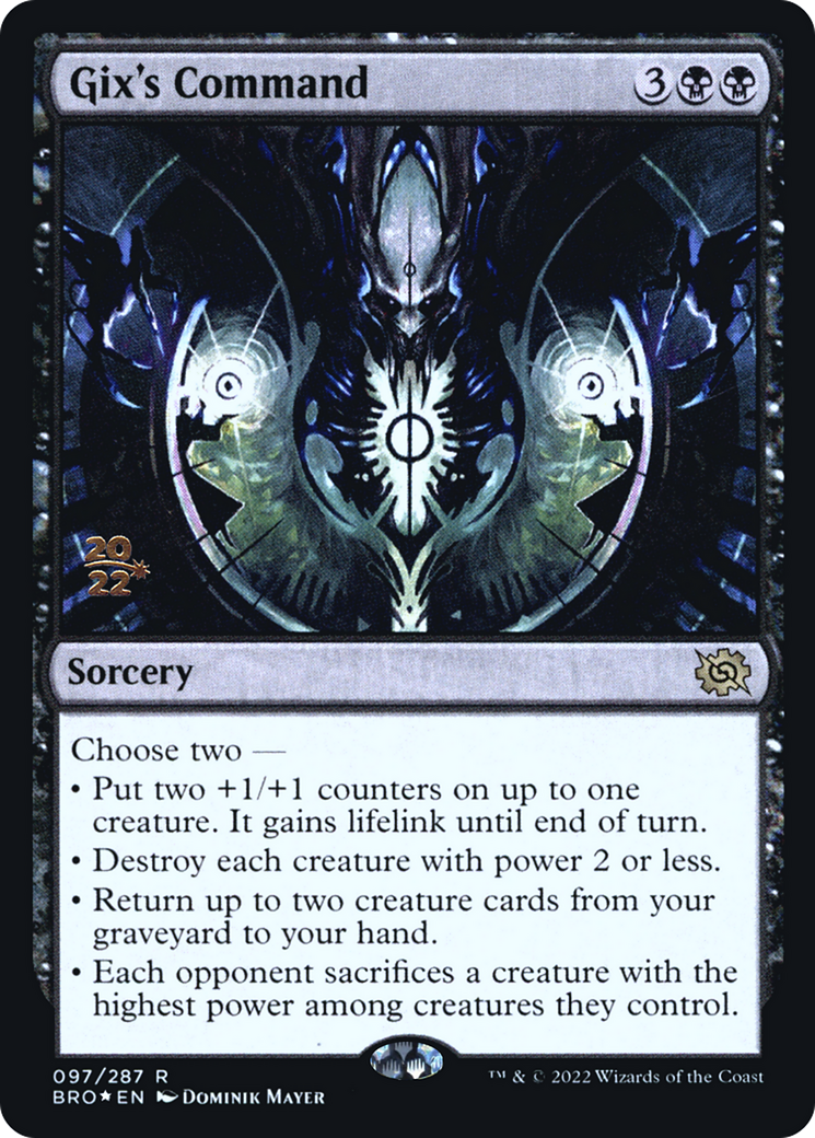 Gix's Command [The Brothers' War: Prerelease Promos] | Grognard Games