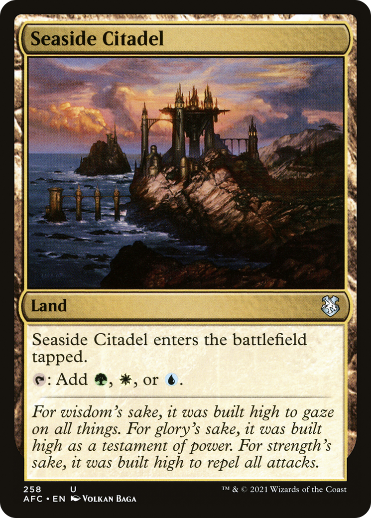 Seaside Citadel [Dungeons & Dragons: Adventures in the Forgotten Realms Commander] | Grognard Games