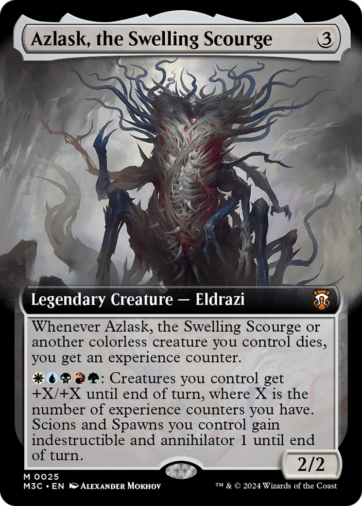 Azlask, the Swelling Scourge (Extended Art) [Modern Horizons 3 Commander] | Grognard Games