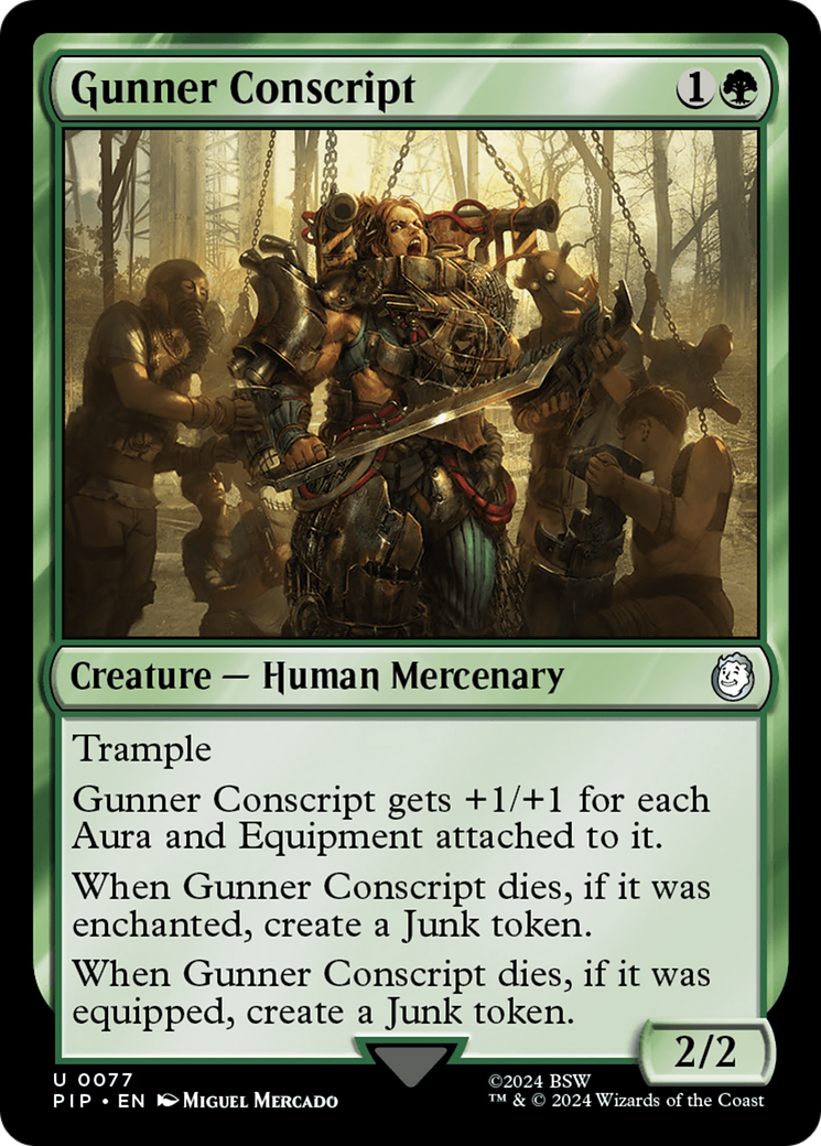 Gunner Conscript [Fallout] | Grognard Games