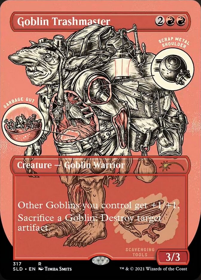 Goblin Trashmaster (Borderless Foil Etched) [Secret Lair Drop Series] | Grognard Games