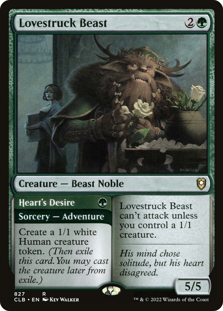 Lovestruck Beast // Heart's Desire [Commander Legends: Battle for Baldur's Gate] | Grognard Games
