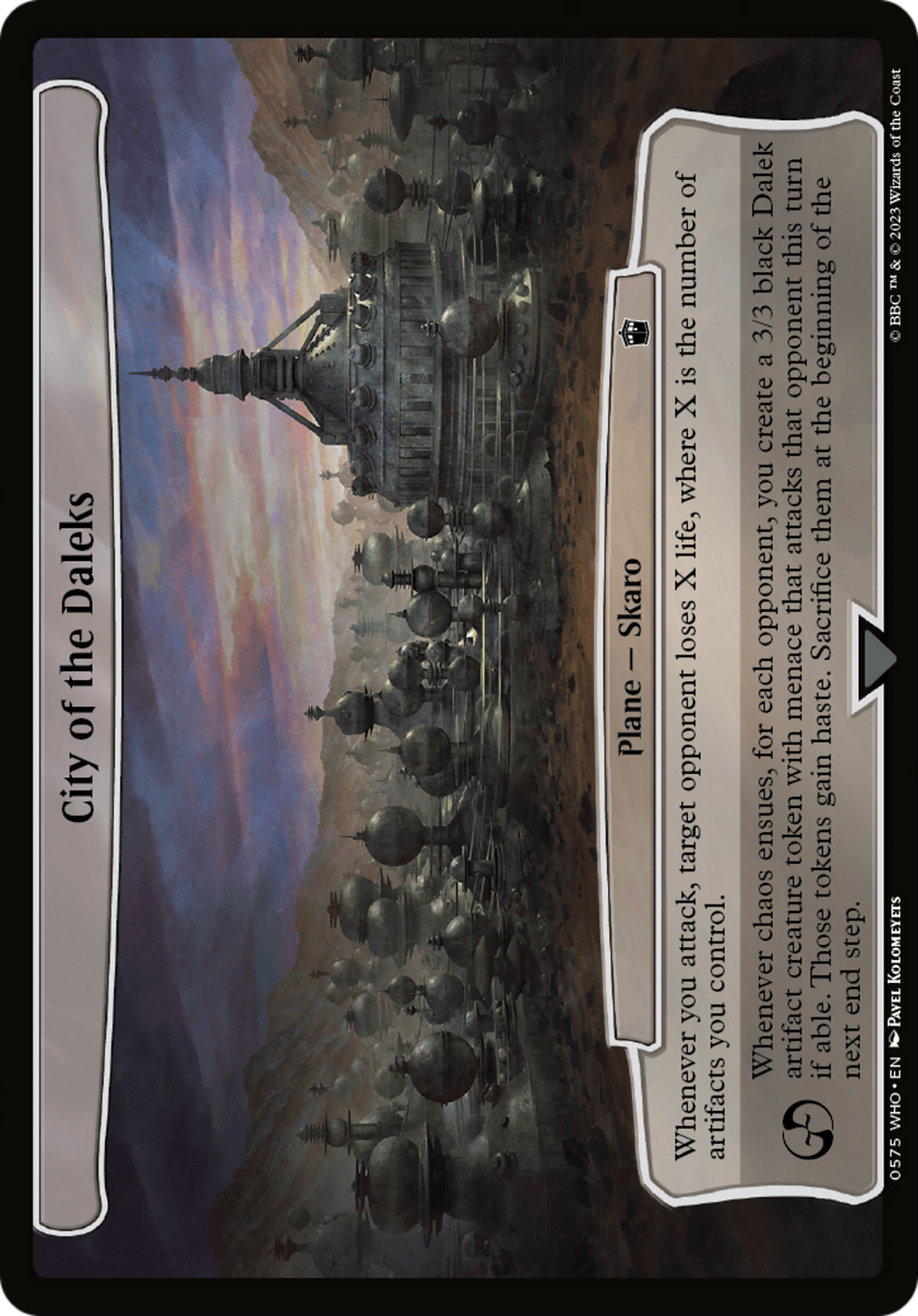 City of the Daleks [Planechase] | Grognard Games