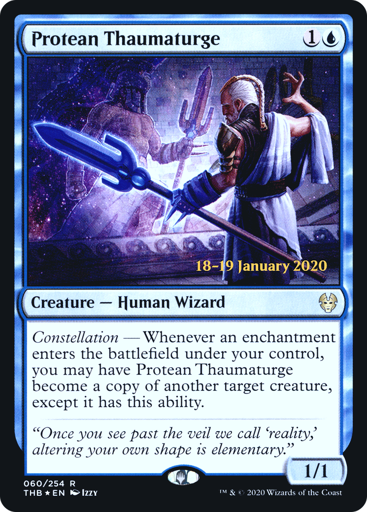 Protean Thaumaturge [Theros Beyond Death Prerelease Promos] | Grognard Games