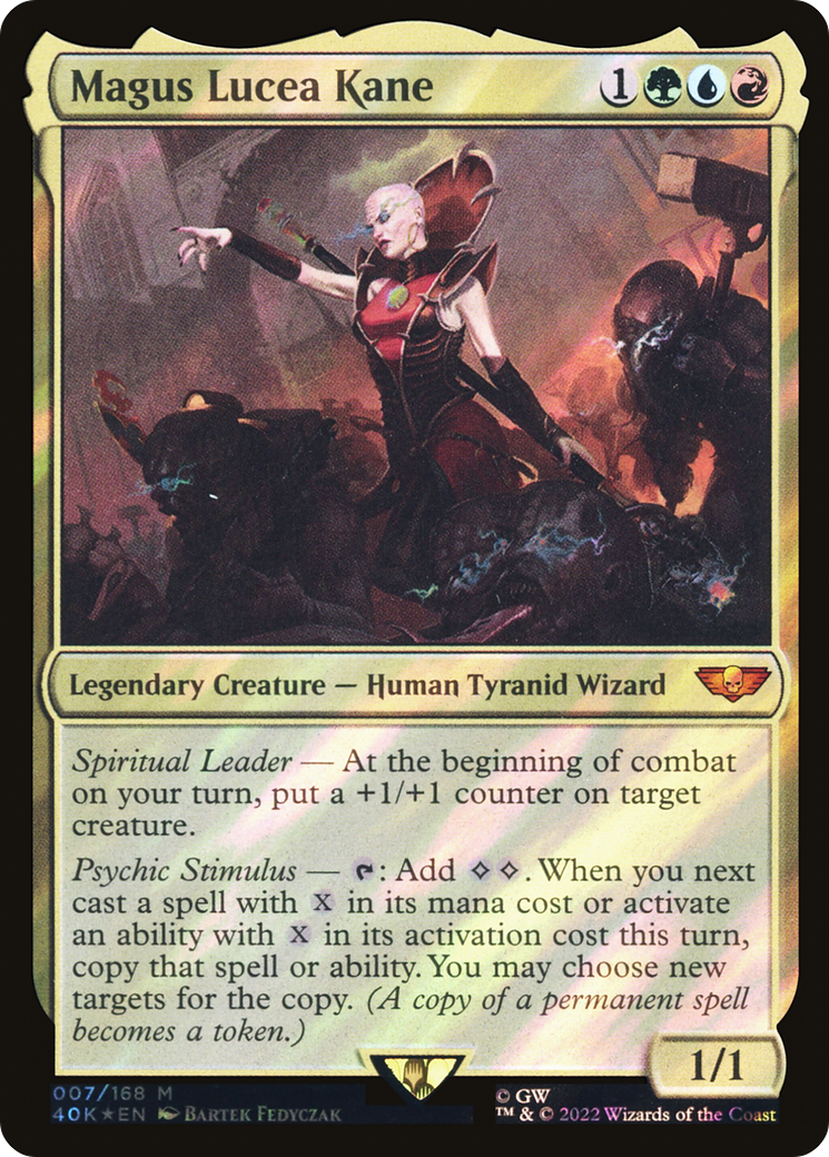 Magus Lucea Kane (Surge Foil) [Universes Beyond: Warhammer 40,000] | Grognard Games