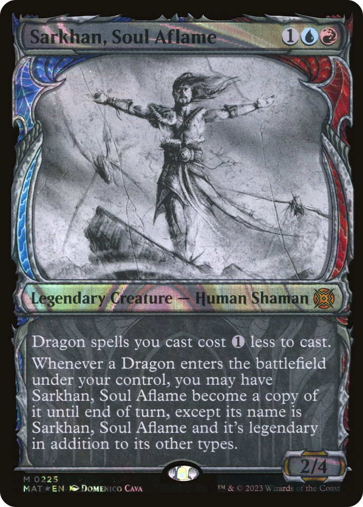 Sarkhan, Soul Aflame (Showcase Halo Foil) [March of the Machine: The Aftermath] | Grognard Games