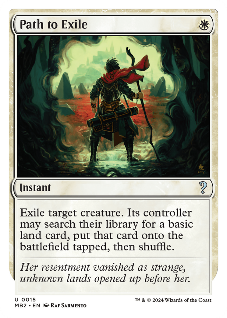 Path to Exile (White Border) [Mystery Booster 2] | Grognard Games