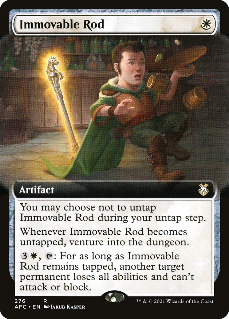 Immovable Rod (Extended) [Dungeons & Dragons: Adventures in the Forgotten Realms Commander] | Grognard Games