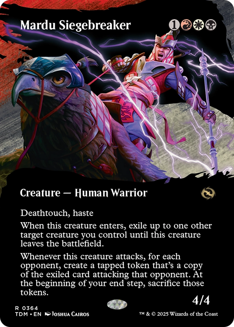 Mardu Siegebreaker (Borderless) [Tarkir: Dragonstorm] | Grognard Games