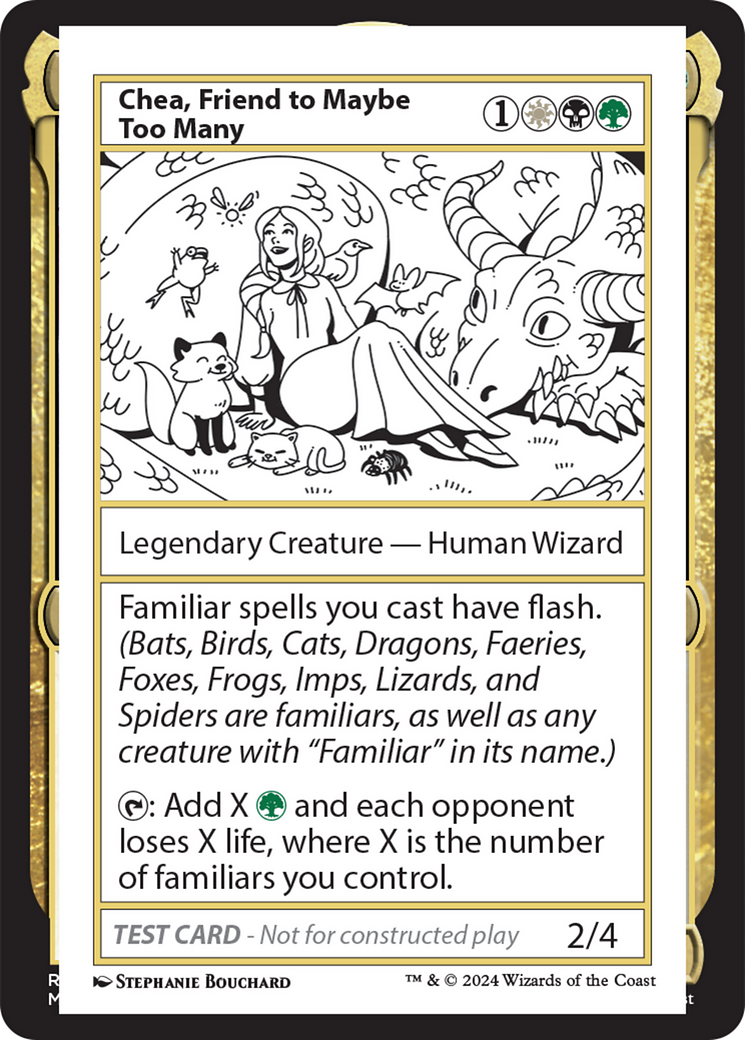 Chea, Friend to Maybe Too Many [Mystery Booster 2 Playtest Cards] | Grognard Games