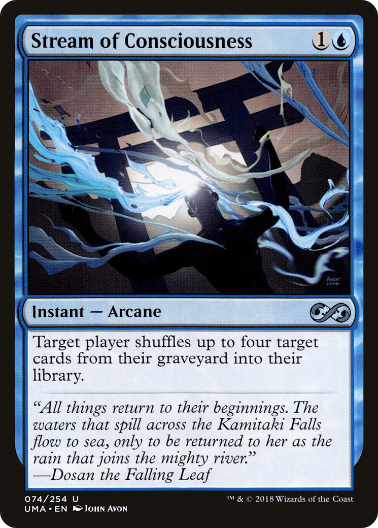 Stream of Consciousness (UMA-074) - Ultimate Masters Foil | Grognard Games