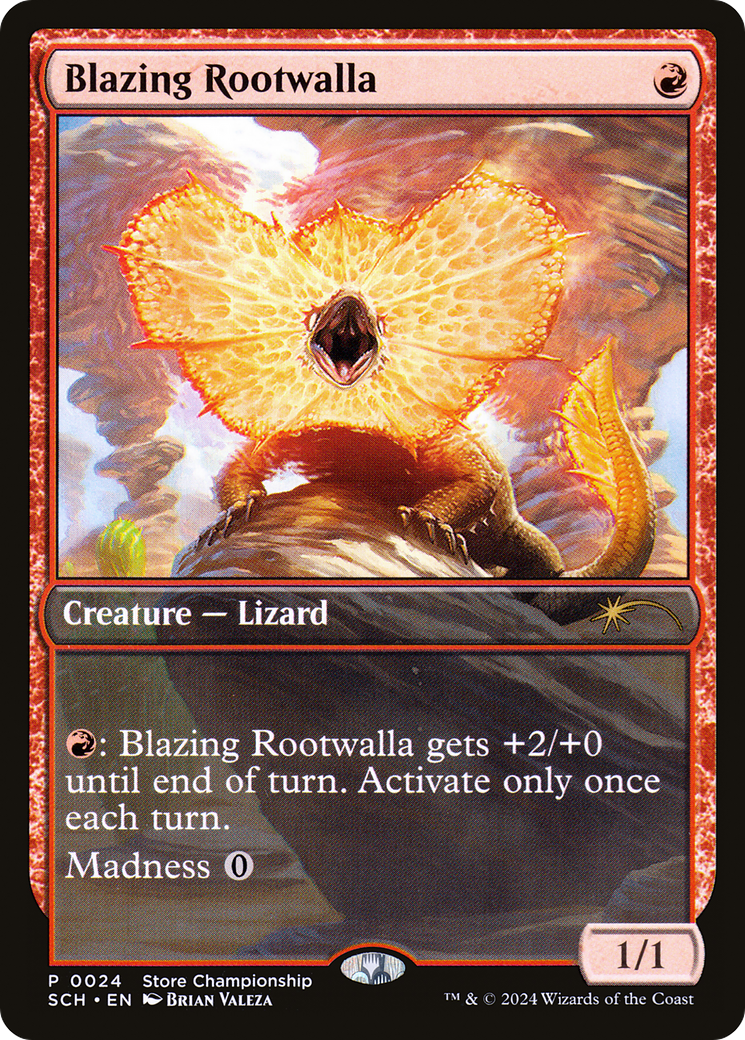 Blazing Rootwalla [World Championship 2024] | Grognard Games