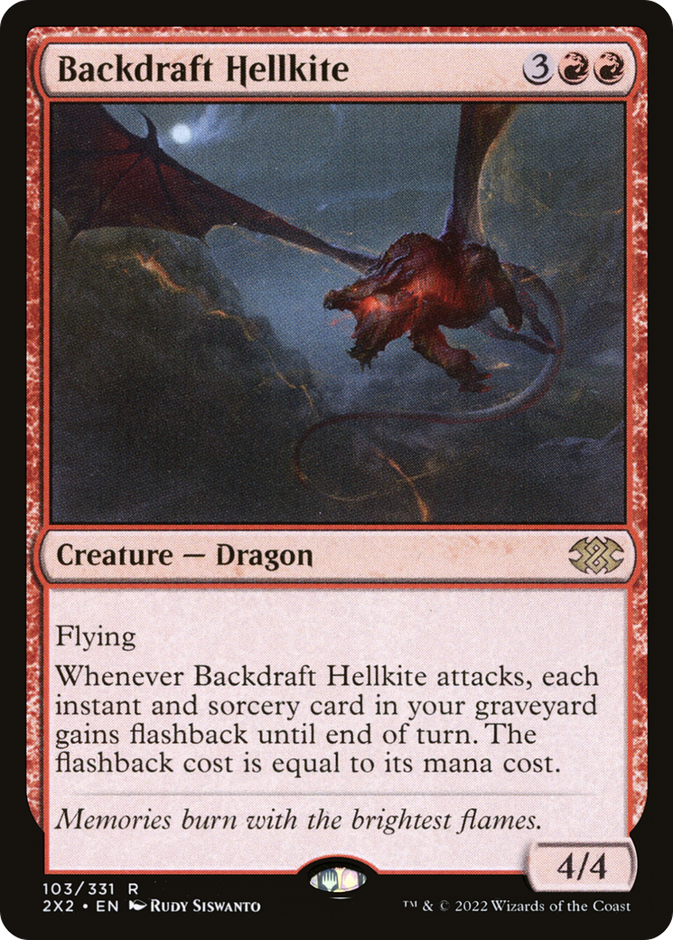 Backdraft Hellkite [Double Masters 2022] | Grognard Games