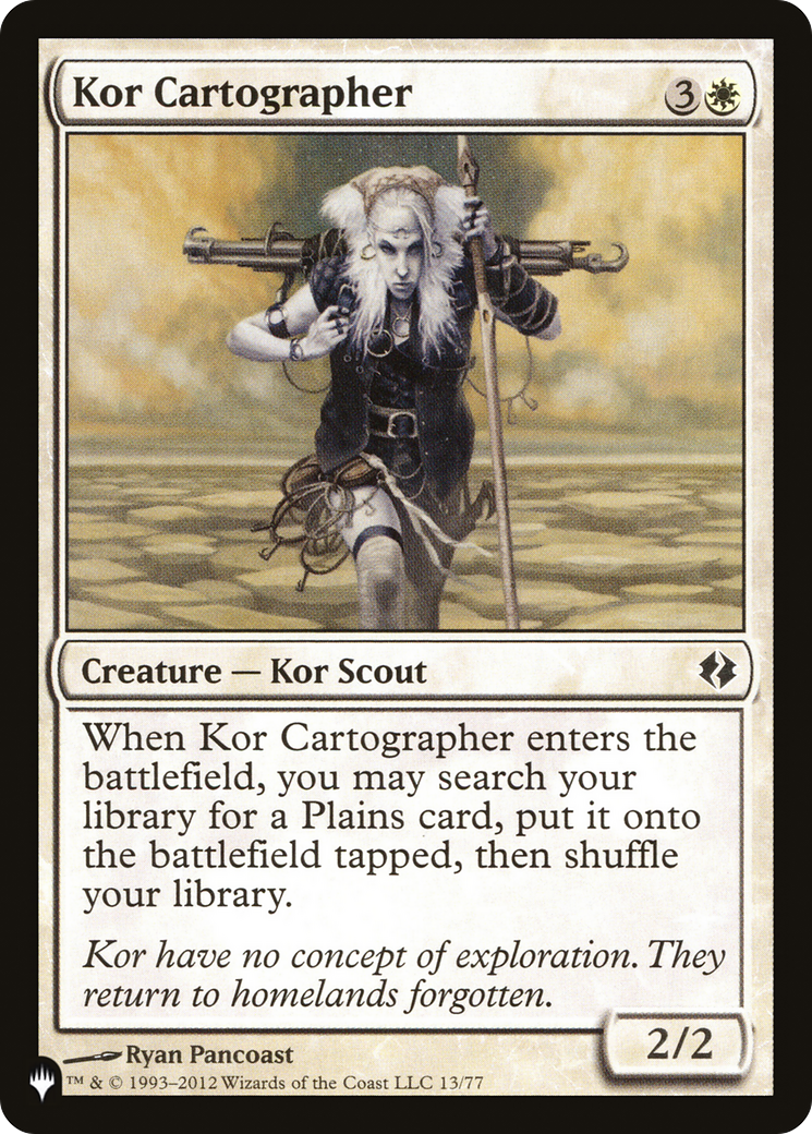 Kor Cartographer [The List] | Grognard Games