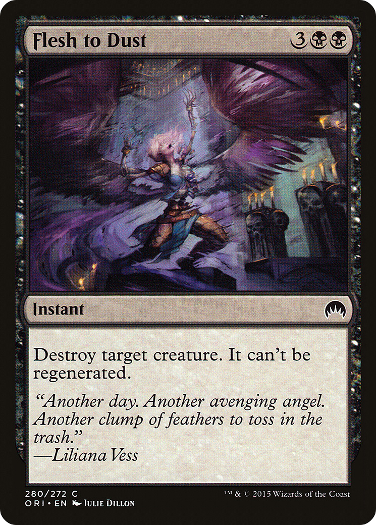Flesh to Dust (ORI-280) - Magic Origins Foil | Grognard Games