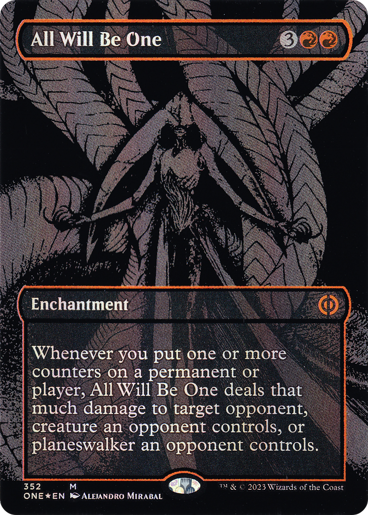 All Will Be One (Oil Slick Raised Foil) [Phyrexia: All Will Be One] | Grognard Games