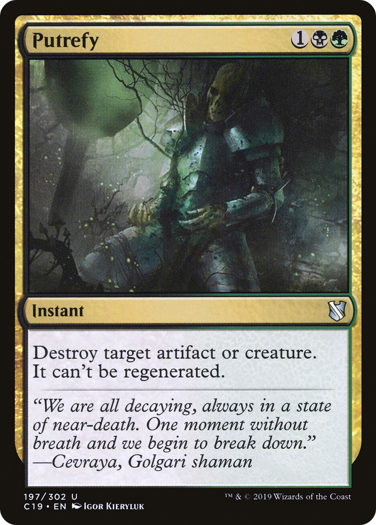 Putrefy [Commander 2019] | Grognard Games