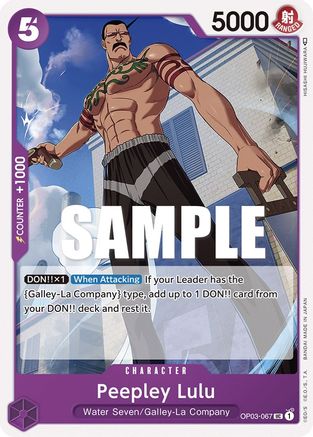 Peepley Lulu (OP03-067) - Pillars of Strength | Grognard Games