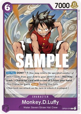 Monkey.D.Luffy (OP03-070) - Pillars of Strength Foil | Grognard Games