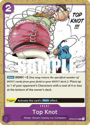 Top Knot (OP03-074) - Pillars of Strength | Grognard Games