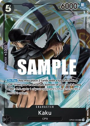 Kaku (080) (Alternate Art) (OP03-080) - Pillars of Strength Foil | Grognard Games
