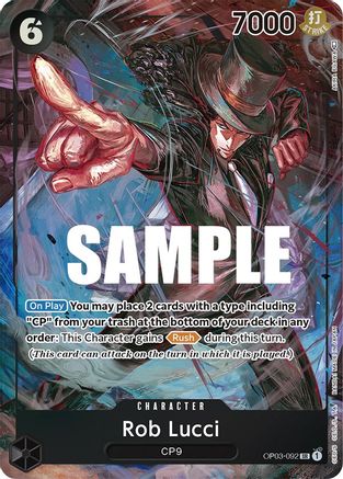 Rob Lucci (092) (Alternate Art) (OP03-092) - Pillars of Strength Foil | Grognard Games