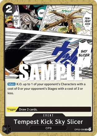 Tempest Kick Sky Slicer (OP03-096) - Pillars of Strength | Grognard Games