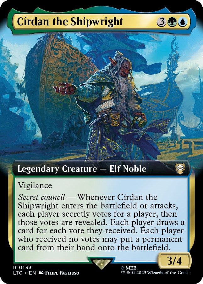 Cirdan the Shipwright (Extended Art) [The Lord of the Rings: Tales of Middle-Earth Commander] | Grognard Games