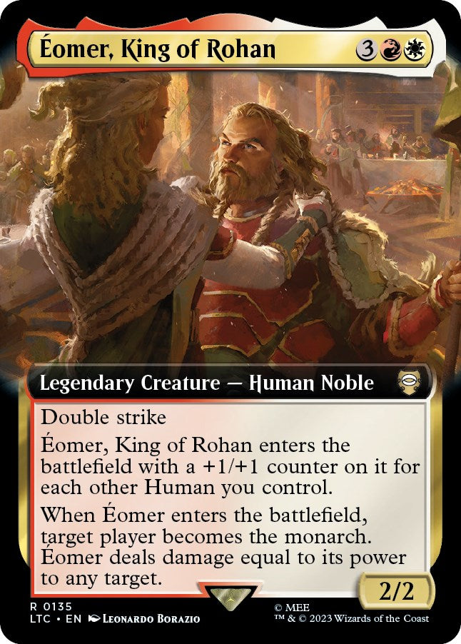 Eomer, King of Rohan (Extended Art) [The Lord of the Rings: Tales of Middle-Earth Commander] | Grognard Games