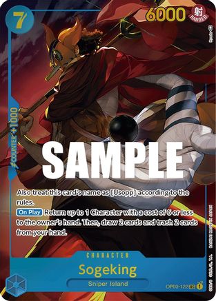 Sogeking (Alternate Art) (OP03-122) - Pillars of Strength Foil | Grognard Games