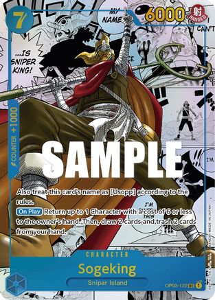 Sogeking (Alternate Art) (Manga) (OP03-122) - Pillars of Strength Foil | Grognard Games