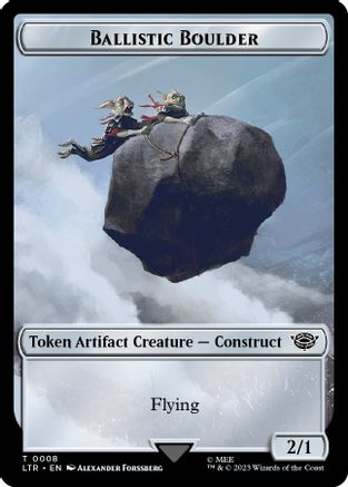 Ballistic Boulder Token (LTR-008) - The Lord of the Rings: Tales of Middle-earth | Grognard Games