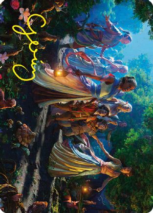 Realm Seekers Art Card (Gold-Stamped Signature) (ASLTR-074) - Art Series: Universes Beyond: The Lord of the Rings: Tales of Middle-earth | Grognard Games