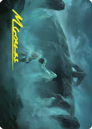 Fog on the Barrow-Downs Art Card (Gold-Stamped Signature) (ASLTR-002) - Art Series: Universes Beyond: The Lord of the Rings: Tales of Middle-earth | Grognard Games
